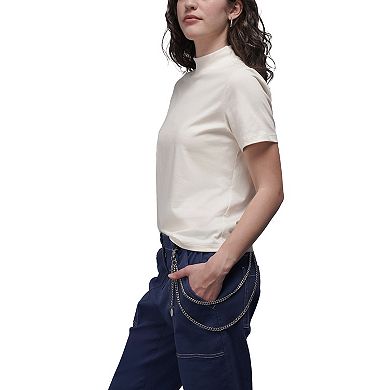 The Everyday Mock Neck Tee