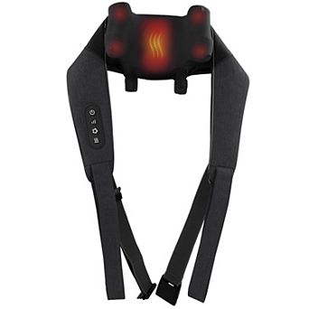 Miko Wave Heated Neck & Back Massager with Heat, Cordless and Hands-Free