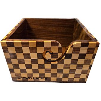 Square Artisan Yarn Bowl