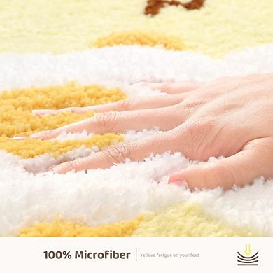 Cute Toast Cat Microfiber Non Slip Bath Mat