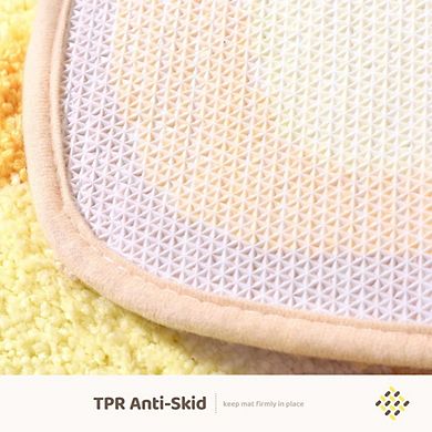 Cute Toast Cat Microfiber Non Slip Bath Mat