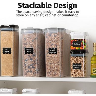 2 Pack Extra Large Airtight Food Storage Containers for Pantry Organization, BPA-Free