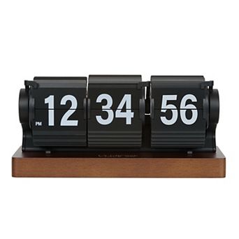 La Crosse Technology Mechanical Flip Quartz Tabletop Timer Clock