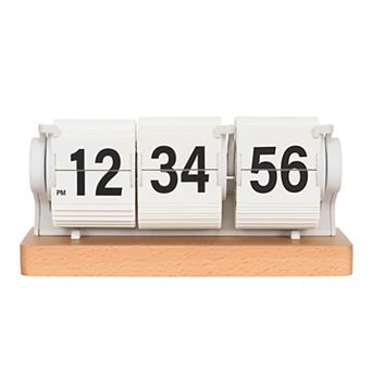 La Crosse Technology Mechanical Flip Quartz Tabletop Timer Clock