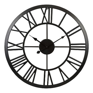 La Crosse Technology La Crosse Clock 19.7 inch Edison Lighted Analog Quartz Wall Clock