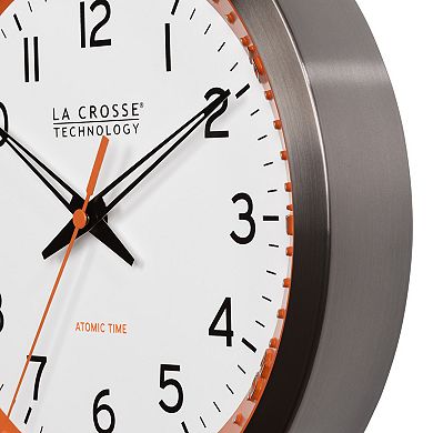 La Crosse Technology 10 Inch Atomic Analog Wall Clock