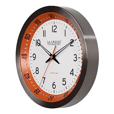 La Crosse Technology 10 Inch Atomic Analog Wall Clock