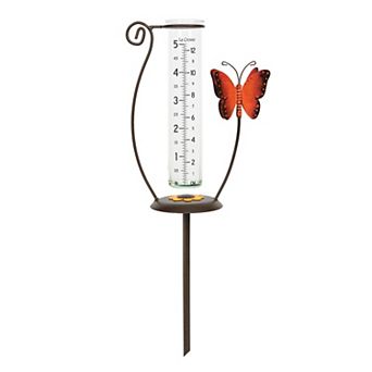 La Crosse Technology 5-Inch Capacity Butterfly Rain Gauge