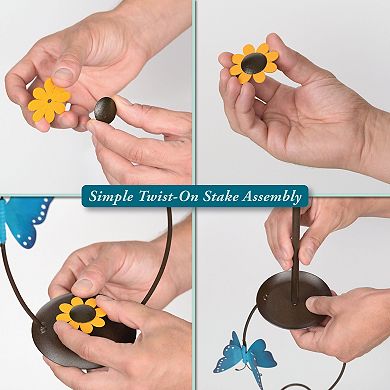 La Crosse Technology 5-Inch Capacity Butterfly Rain Gauge