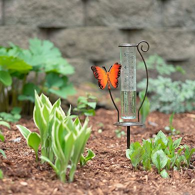 La Crosse Technology 5-Inch Capacity Butterfly Rain Gauge