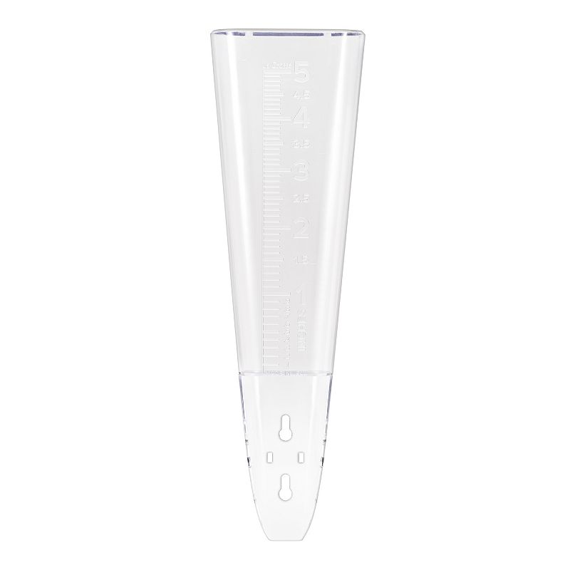 La Crosse Technology 5-inch Capacity Clear Plastic Rain Gauge, Multi