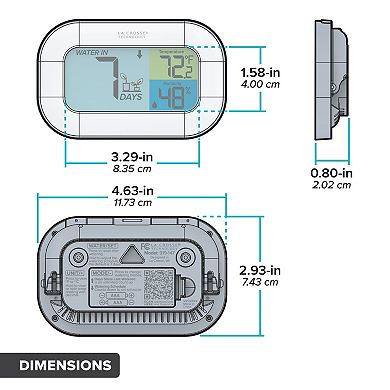 La Crosse Technology Digital Plant Care Watering Timer with Temperature