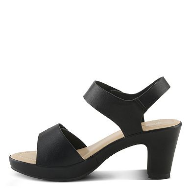 Patrizia Almalei Women's Slip-On Slide Sandals with Buckle Accent