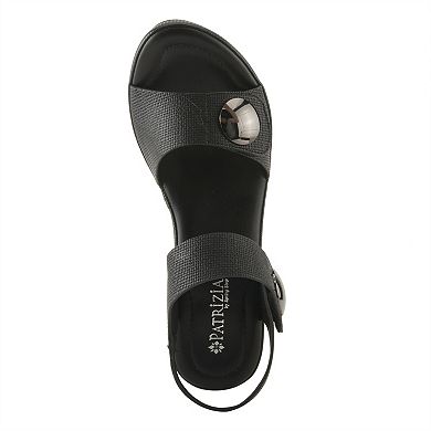 Patrizia Dade-Woven Women's Cuffed Heeled Sandals