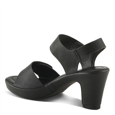 Patrizia Dade-Woven Women's Cuffed Heeled Sandals