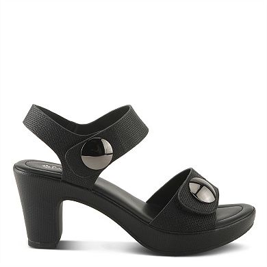 Patrizia Dade-Woven Women's Cuffed Heeled Sandals