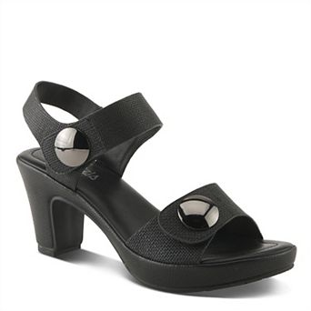 Patrizia Dade-Woven Women's Cuffed Heeled Sandals