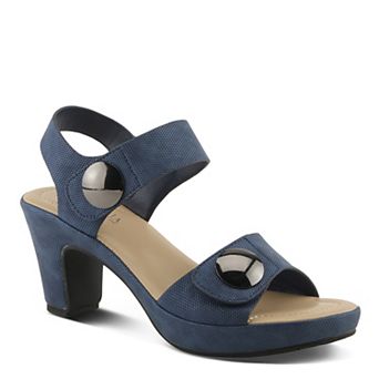 Patrizia Dade-Woven Women's Cuffed Heeled Sandals