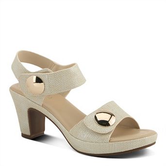 Patrizia Dade-Woven Women's Cuffed Heeled Sandals