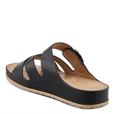 Patrizia Women's Eliza Slip-On Sandals With Buckle Accent