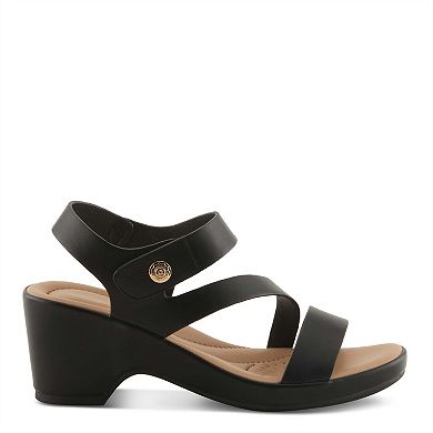 Patrizia Women's Ankle Strap Wedge Heel Sandals