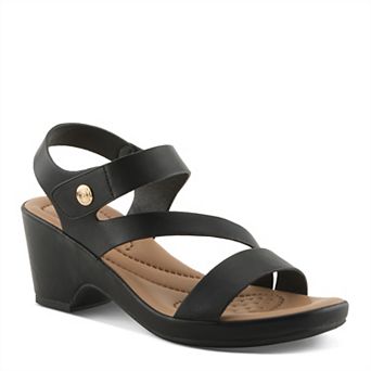 Patrizia Women's Ankle Strap Wedge Heel Sandals
