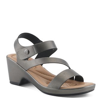 Patrizia Women's Ankle Strap Wedge Heel Sandals