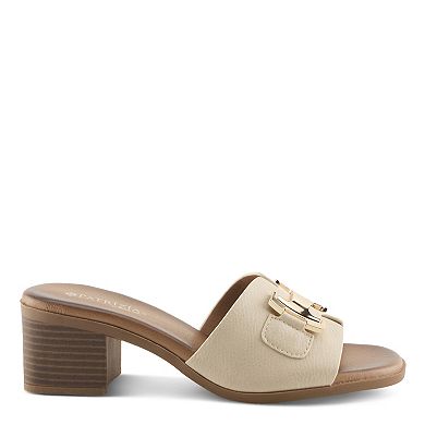 Patrizia Mabbitt Women's Block Heel Slide Sandals