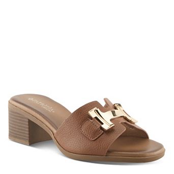 Patrizia Mabbitt Women's Block Heel Slide Sandals