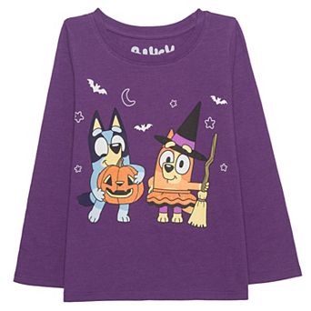 Girls 4-12 Jumping Beans® Bluey Halloween Graphic Long Sleeve Tee
