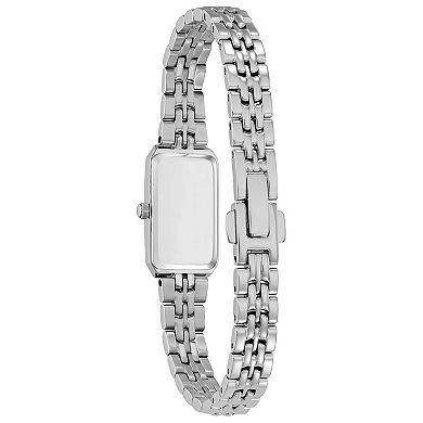 Citizen Women's Eco-Drive Classic Rectangular Stainless Steel Bracelet Watch - EG2691-57D