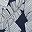 Navy Blue Leaf