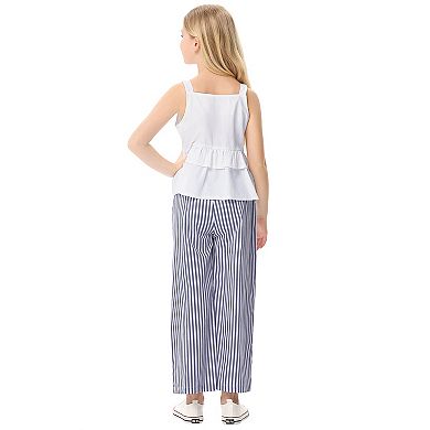 Girls Tank Top Wide Leg Pants Two Piece Outfit
