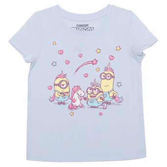Baby & Toddler Girl Jumping Beans® Fluffy Fabulous Minions Graphic Tee