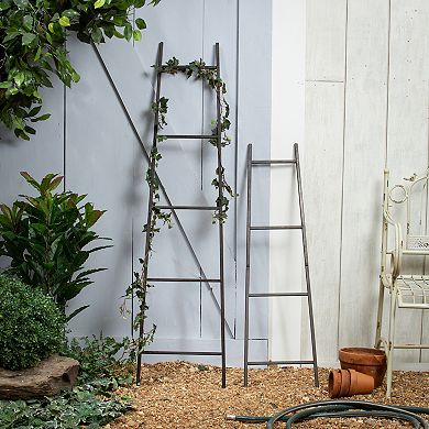 Evergreen Enterprises Set of 2 Metal Ladders Decor