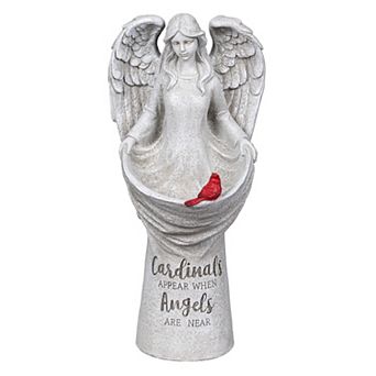 Evergreen Enterprises Memorial Cardinal Angel Bird Feeder Outdoor Decor