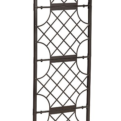 Evergreen Enterprises Metal Grid Trellis & Planter Stand Outdoor Decor