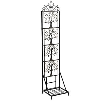 Evergreen Enterprises Metal Tree of Life Trellis & Planter Stand Outdoor Decor