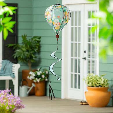 Evergreen Enterprises Floral Balloon Spinner Outdoor Decor