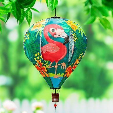 Evergreen Enterprises Let's Flamingle Balloon Spinner Outdoor Decor