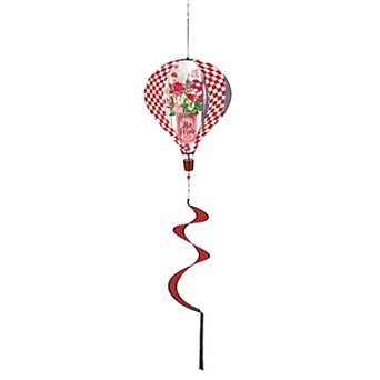 Evergreen Enterprises Be Mine Mason Jar Hot Air Balloon Spinner Outdoor Decor