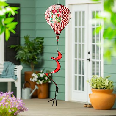 Evergreen Enterprises Be Mine Mason Jar Hot Air Balloon Spinner Outdoor Decor