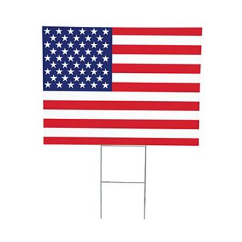 Evergreen Enterprises American Classic Stars & Stripes Yard Sign Outdoor Decor