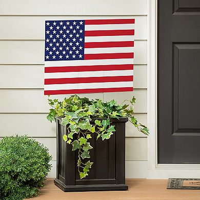 Evergreen American Classic Stars & Stripes Yard Sign Outdoor Decor