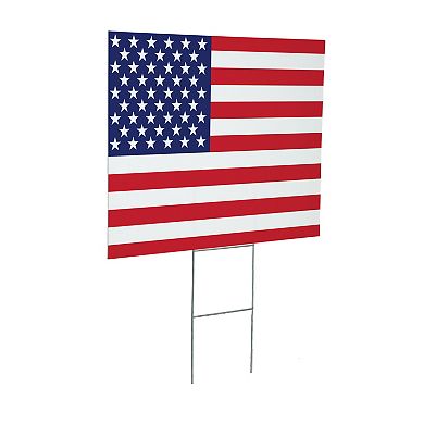 Evergreen American Classic Stars & Stripes Yard Sign Outdoor Decor