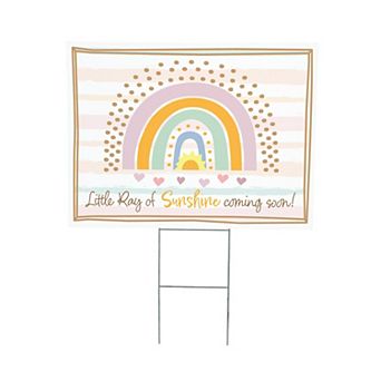 Evergreen Enterprises Little Ray of Sunshine Coroplast 24-inch Yard Sign Outdoor Decor