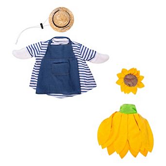 Evergreen Enterprises Set of 2 Summery Outfits for Giddy the Porch Goose Outdoor Decor