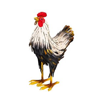 Evergreen Enterprises Hen Metal Garden Statue Outdoor Decor