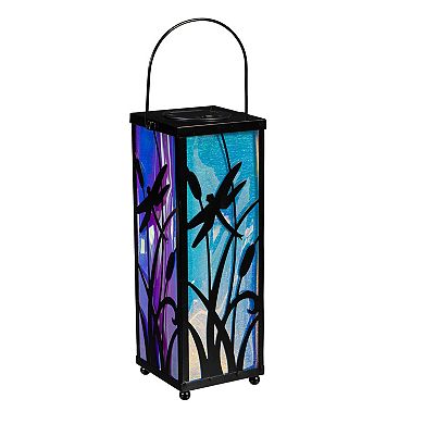 Evergreen Enterprises 11.4-Inch Solar Dragonfly Outdoor Lantern