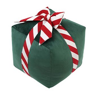 St. Nicholas Square® Shaped Present Throw Pillow